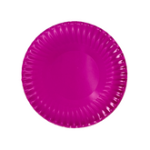 PLATO CARTON ROSA X50 18CM